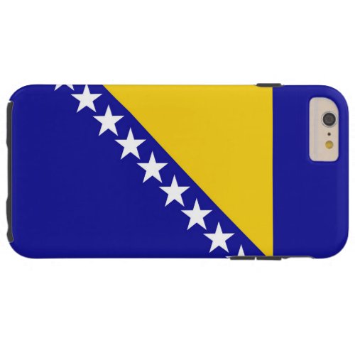 Flag of Bosnia Herzegovina Tough iPhone 6 Plus Case