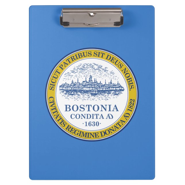 Flag of Boston, Massachusetts Clipboard (Front)