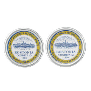 Flag of Boston, Massachusetts Cufflinks