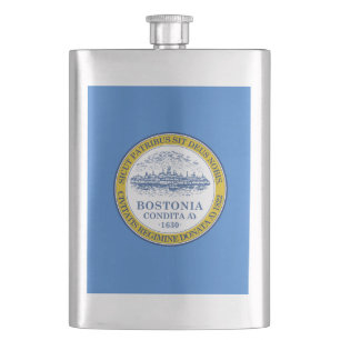 Flag of Boston, Massachusetts Flask