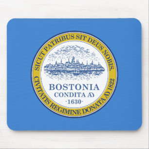Flag of Boston, Massachusetts Mouse Pad