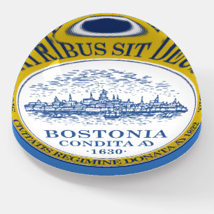 Flag of Boston, Massachusetts Paperweight