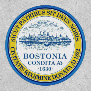 Flag of Boston, Massachusetts Patch