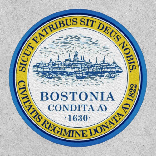 Flag of Boston Massachusetts Patch