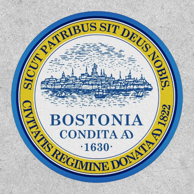 Flag of Boston, Massachusetts Patch (Front)