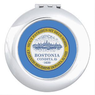 Flag of Boston, Massachusetts Vanity Mirror