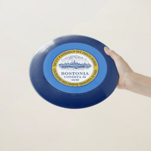 Flag of Boston, Massachusetts Wham-O Frisbee
