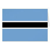 Flag of Botswana (Front Horizontal)