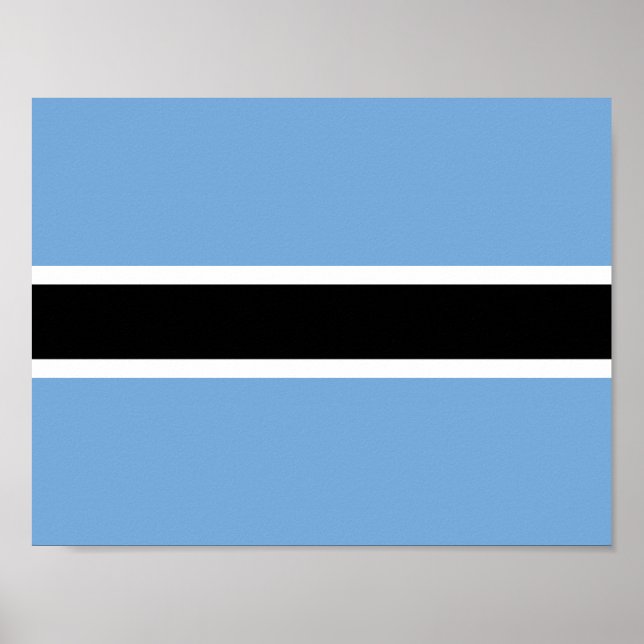 Flag of Botswana Poster (Front)