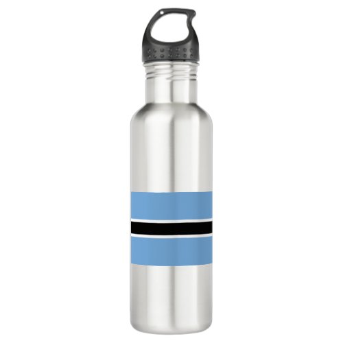 Flag of Botswana Stainless Steel Water Bottle