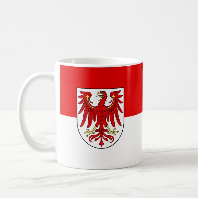 Flag of Brandenburg Coffee Mug (Left)