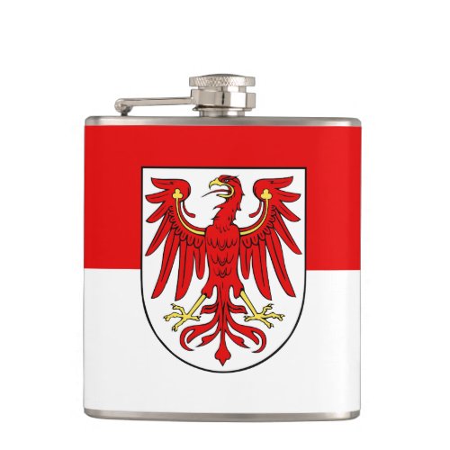 Flag of Brandenburg Hip Flask