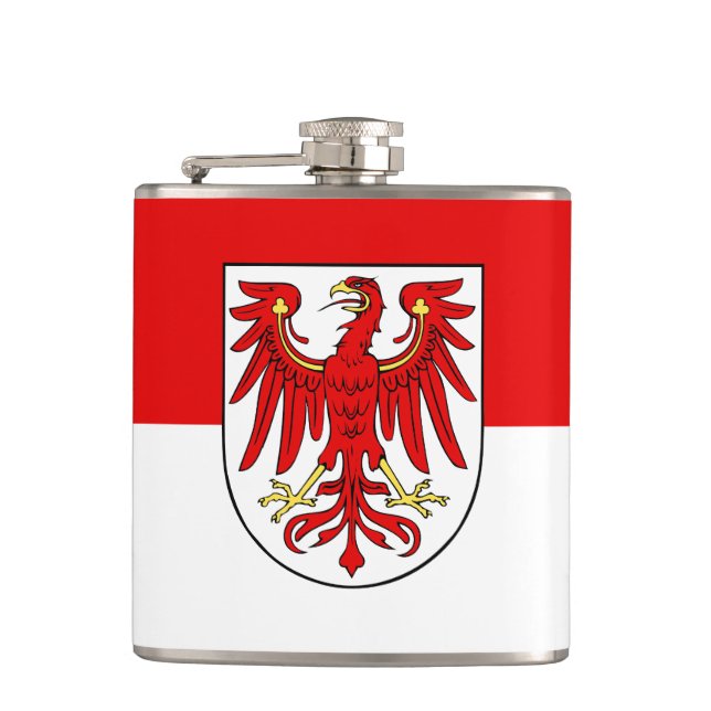 Flag of Brandenburg Hip Flask (Front)