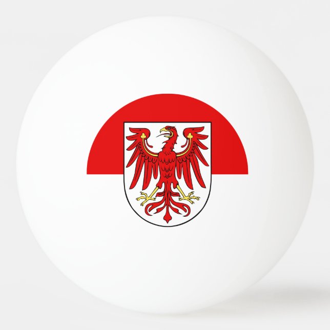 Flag of Brandenburg Ping-Pong Ball (Front)