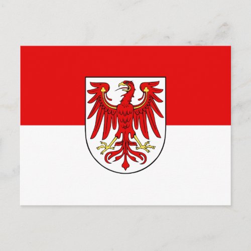 Flag of Brandenburg Postcard