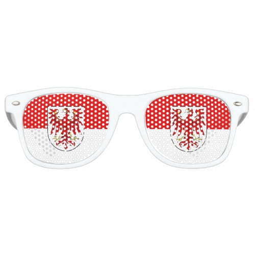 Flag of Brandenburg Retro Sunglasses