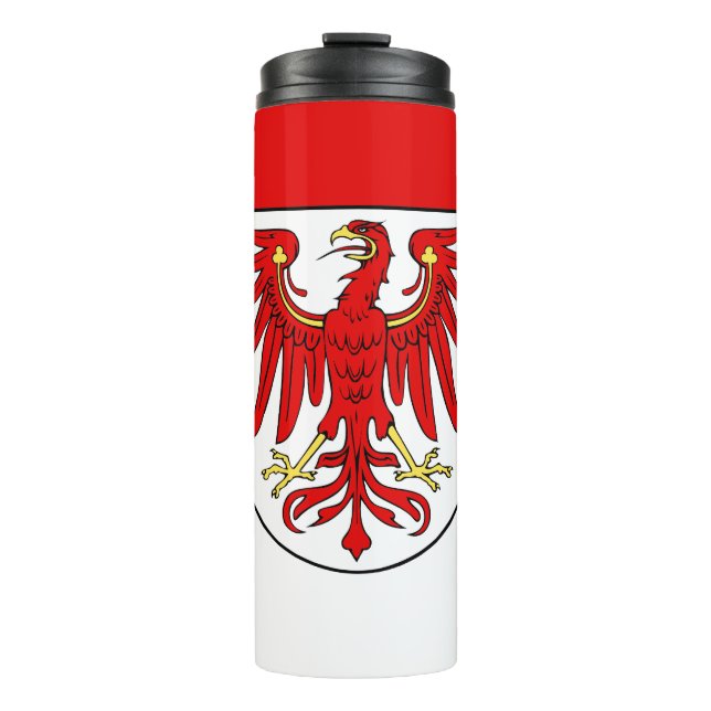 Flag of Brandenburg Thermal Tumbler (Front)