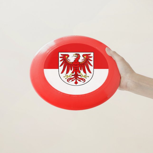 Flag of Brandenburg Wham-O Frisbee (In Hand)