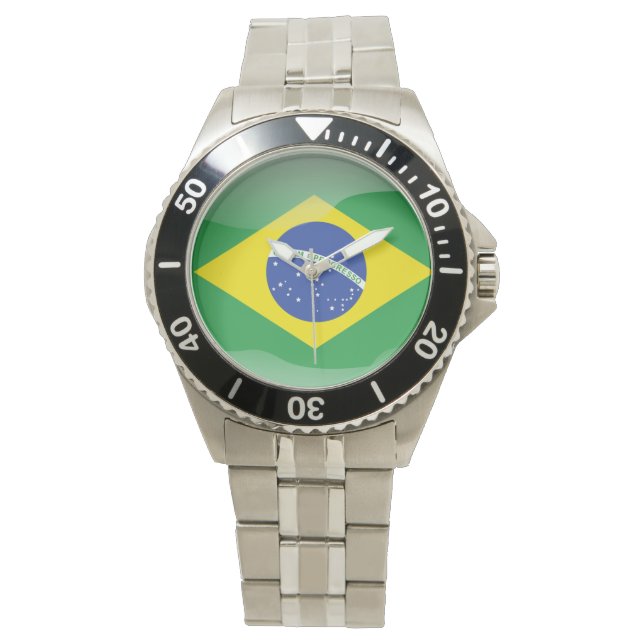 Flag of Brasil Watch (Front)