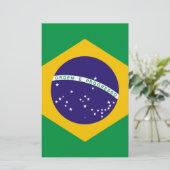 Flag of Brazil (Standing Front)