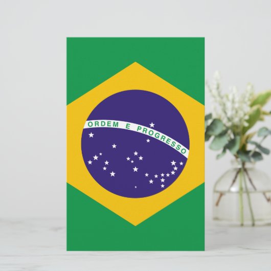 Flag of Brazil (Standing Front)