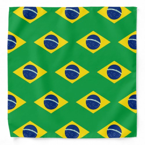 Flag Of Brazil AdultLarge Bandana