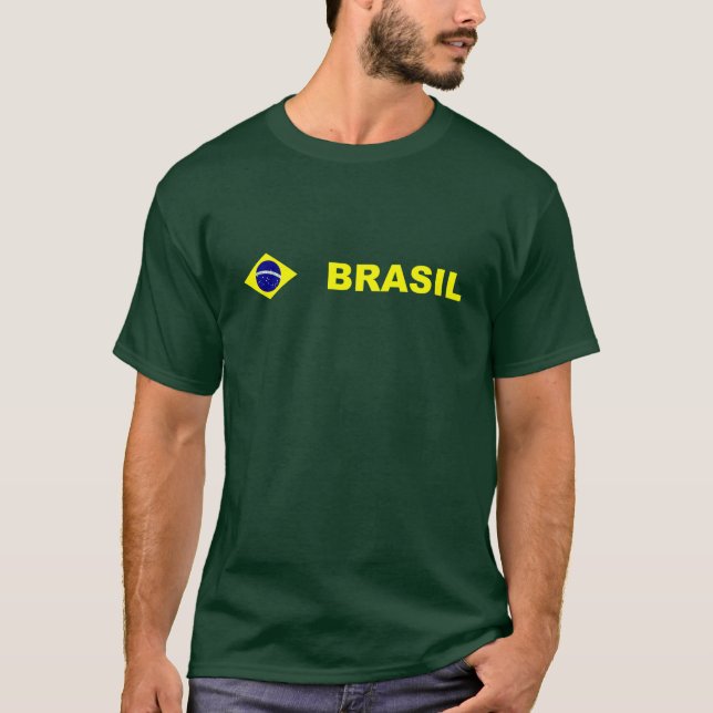 Flag of Brazil apparel T-Shirt (Front)