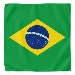 Flag of Brazil Bandana
