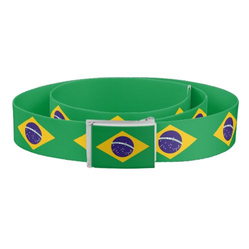 Flag of Brazil Bandeira do Brasil Belt