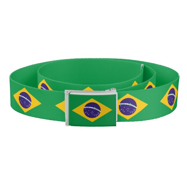 Flag of Brazil Bandeira do Brasil Belt (Coil)