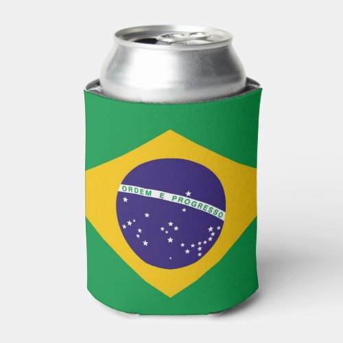 Flag of Brazil Bandeira do Brasil Can Cooler