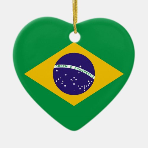 Flag of Brazil Bandeira do Brasil Ceramic Ornament