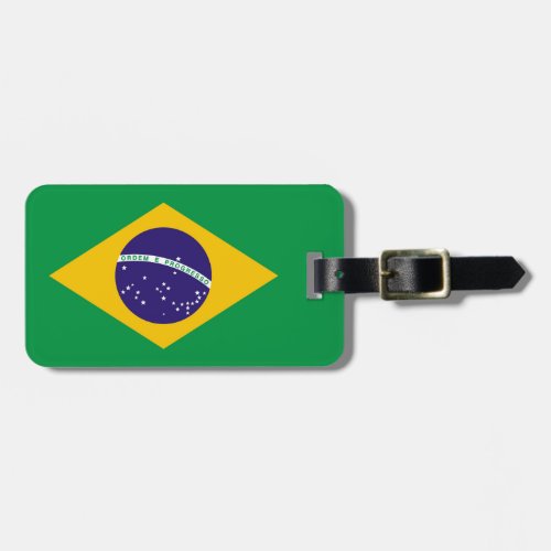 Flag of Brazil Bandeira do Brasil Luggage Tag
