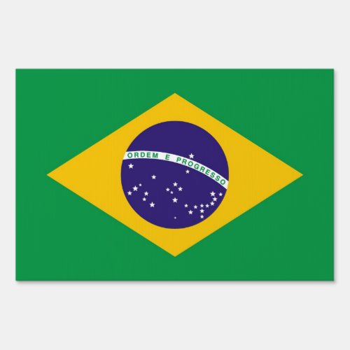 Flag of Brazil Bandeira do Brasil Sign