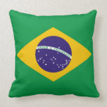 Flag of Brazil Bandeira do Brasil Throw Pillow Flag of Brazil Bandeira do Brasil Throw Pillow