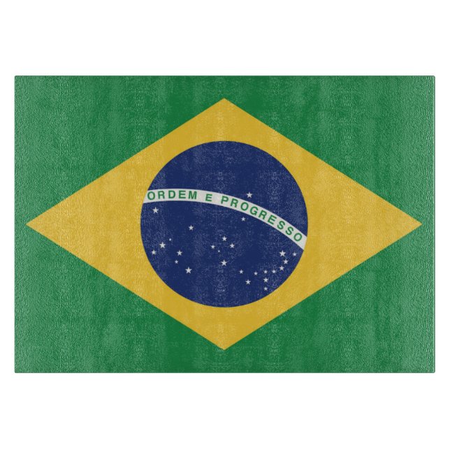 Flag of Brazil Cutting Board (Front)