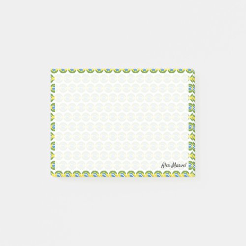 Flag of Brazil Emojis Post_it Notes