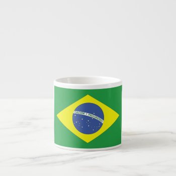 Flag Of Brazil Espresso Cup by FlagGallery at Zazzle