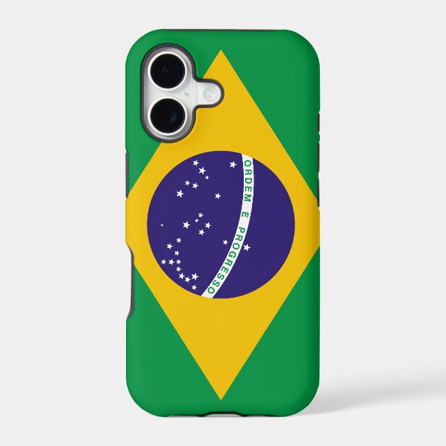 Flag of Brazil Iphone Case (Back)