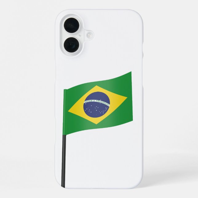 Flag of Brazil Iphone Case (Back)