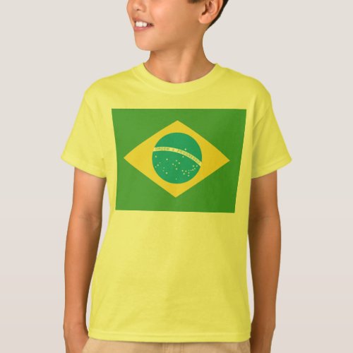 Flag of Brazil Kids Shirt