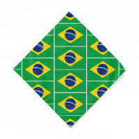 Flag Of Brazil, Kids/Small Bandana