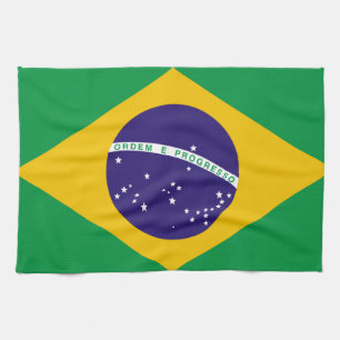 Flag of Brazil Kitchen Towel