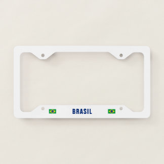 Flag of Brazil License Plate Frame