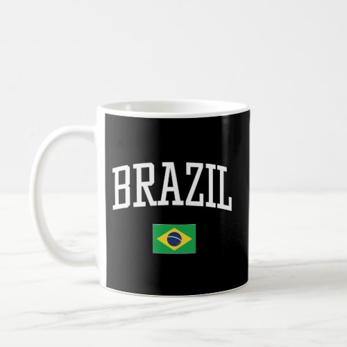 Flag Of Brazil Love Your Country Coffee Mug