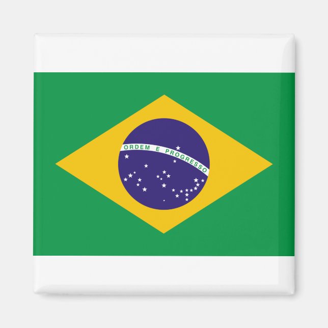Flag of Brazil Magnet (Front)