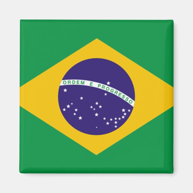 Flag of Brazil Magnet (Front)