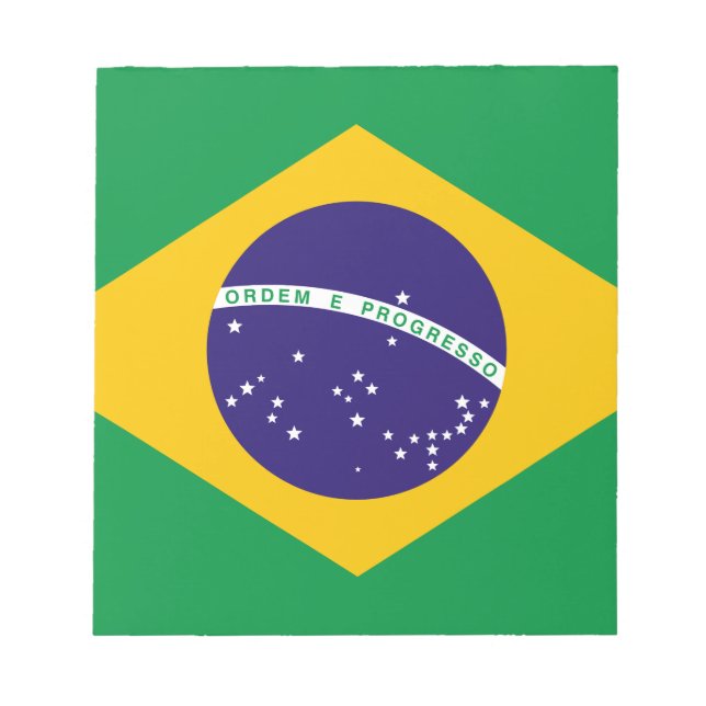Flag of Brazil Notepad (Front)