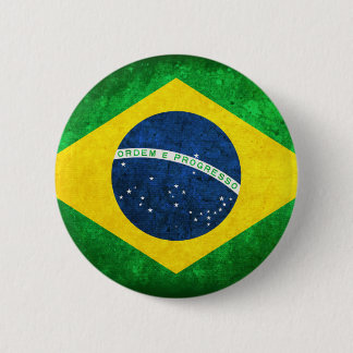 Flag of Brazil Pinback Button