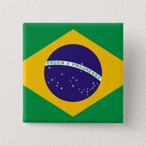 Flag of Brazil Pinback Button